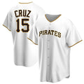 tocy P.Pirates #15 Oneil Cruz Player White Home Game Stitched Jerseys