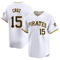 tocy P.Pirates #15 Oneil Cruz Player White Home Limited Stitched Jerseys