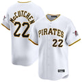 tocy P.Pirates #22 Andrew McCutchen Player White Home Limited Stitched Jerseys