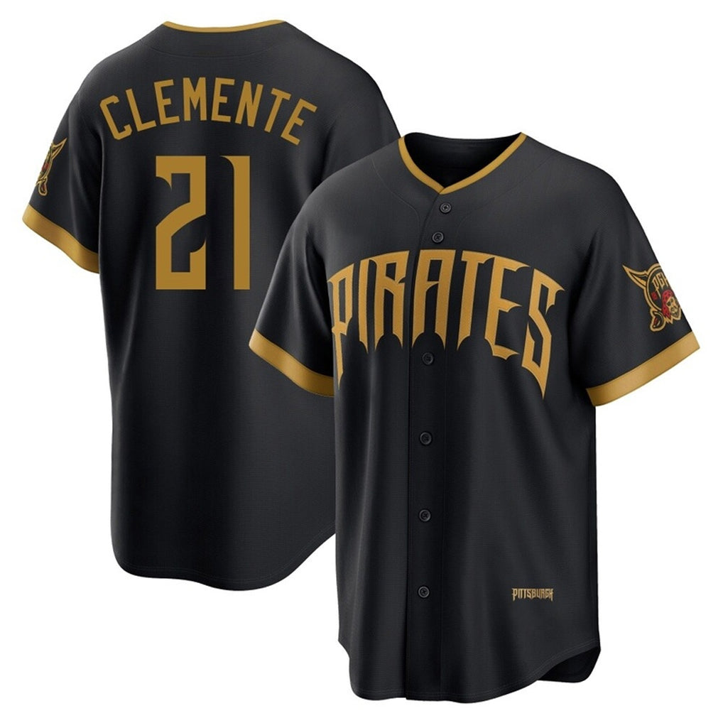tocy P.Pirates #21 Roberto Clemente Player Black 2026 City Connect Home Limited Stitched Jerseys