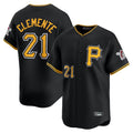 tocy P.Pirates #21 Roberto Clemente Player Black Alternate Limited Game Stitched Jerseys
