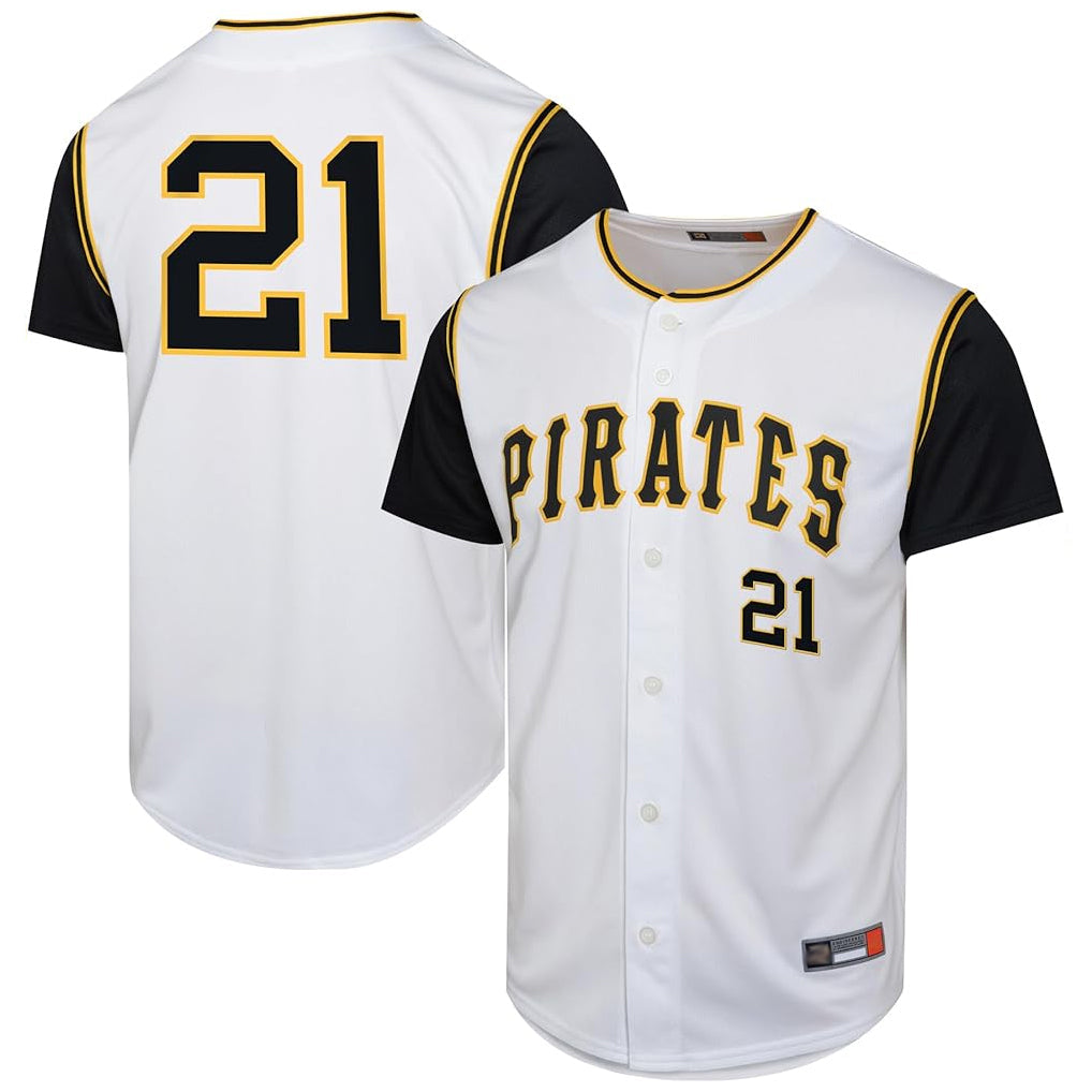 tocy P.Pirates #21 Roberto Clemente Player White Throwback Cooperstown Collection Limited Stitched Jerseys