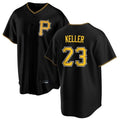 tocy P.Pirates #23 Mitch Keller Player Black Home Game Stitched Jerseys
