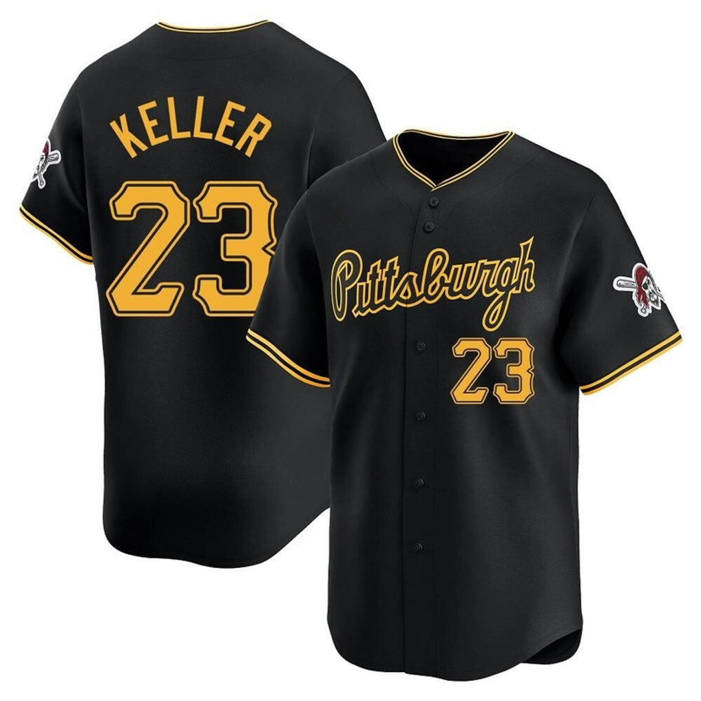 tocy P.Pirates #23 Mitch Keller Player Black Home Limited Stitched Jerseys