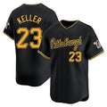 tocy P.Pirates #23 Mitch Keller Player Black Home Limited Stitched Jerseys
