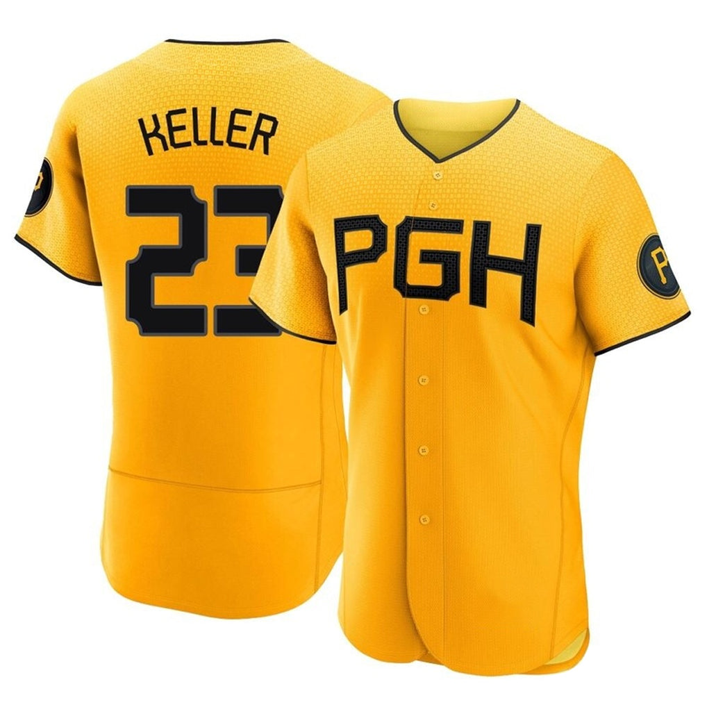 tocy P.Pirates #23 Mitch Keller Player Gold City Connect Home Limited Elite Stitched Jerseys