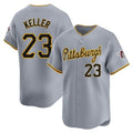 tocy P.Pirates #23 Mitch Keller Player Gray Road Home Limited Stitched Jerseys