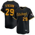 tocy P.Pirates #29 Ryan O'Hearn Player Black Alt Home Limited Stitched Jerseys