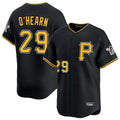 tocy P.Pirates #29 Ryan O'Hearn Player Black Alternate Limited Game Stitched Jerseys