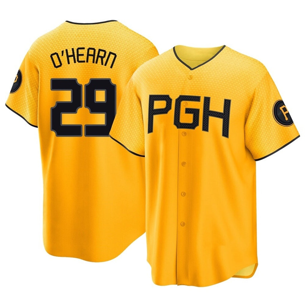 tocy P.Pirates #29 Ryan O?¡®Hearn Player Gold City Connect Home Game Stitched Jerseys