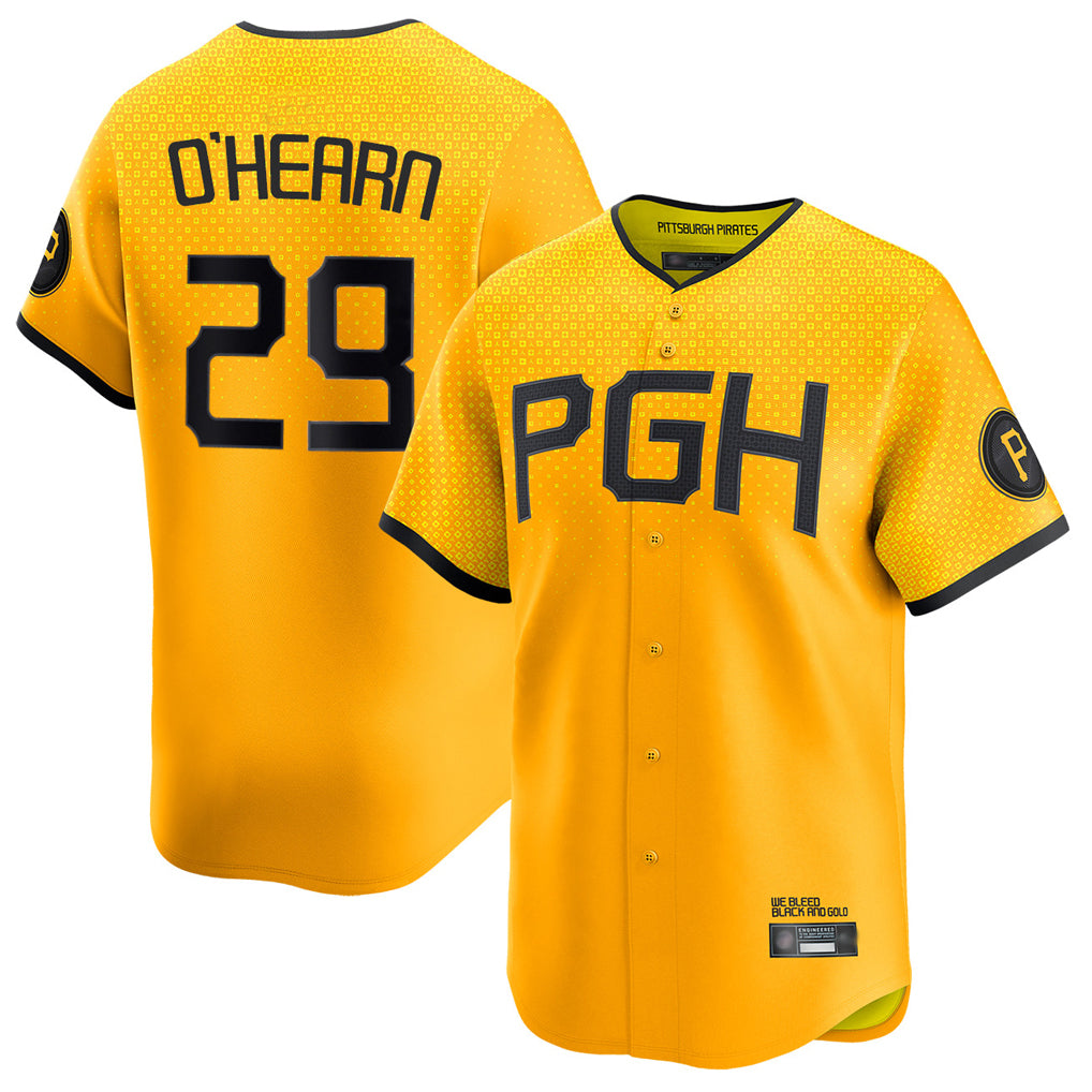 tocy P.Pirates #29 Ryan O?¡®Hearn Player Gold City Connect Home Limited Stitched Jerseys