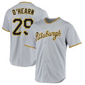 tocy P.Pirates #29 Ryan O?¡®Hearn Player Gray Road Home Game Stitched Jerseys