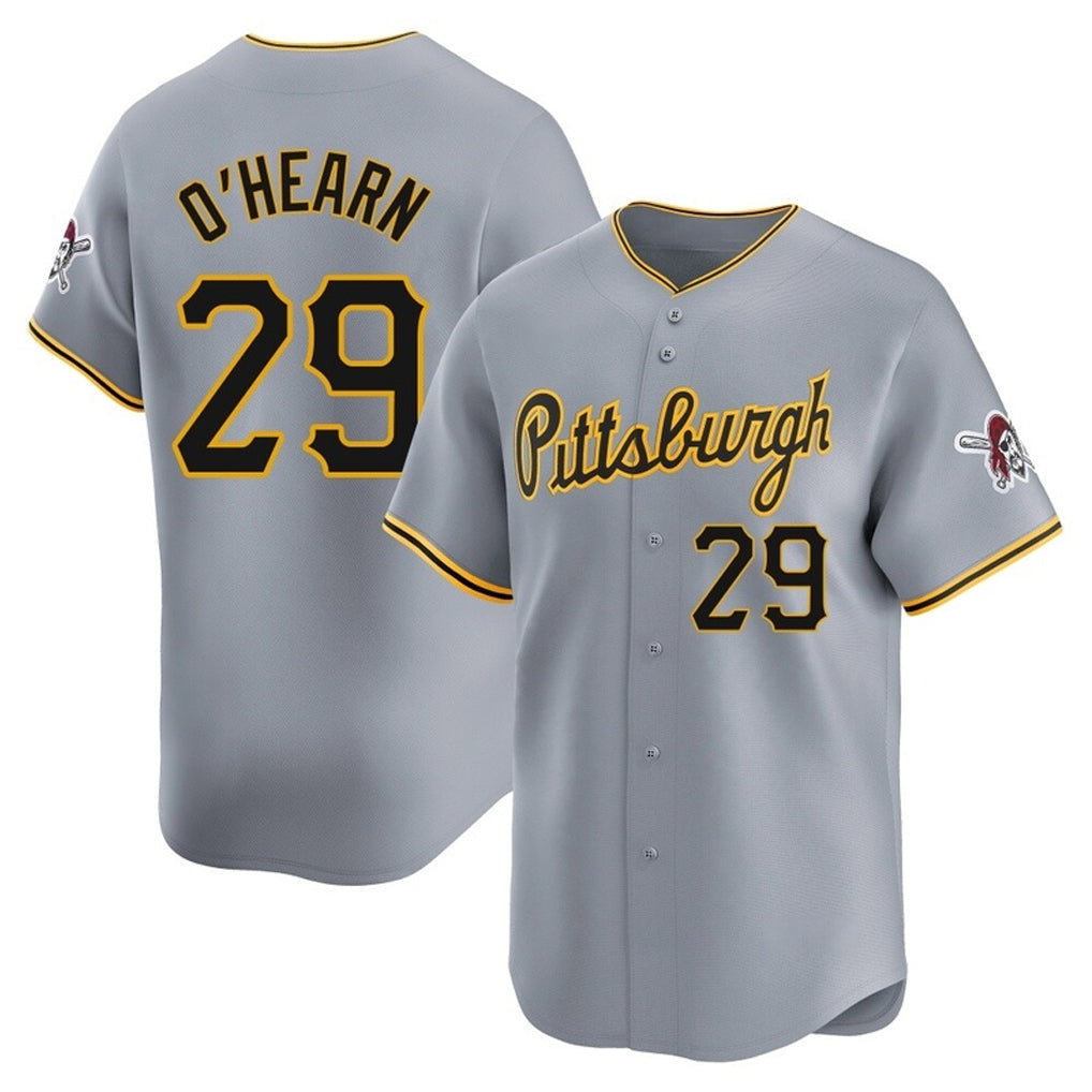 tocy P.Pirates #29 Ryan O?¡®Hearn Player Gray Road Home Limited Stitched Jerseys