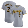 tocy P.Pirates #2 Spencer Horwitz Player Gray Road Home Limited Elite Stitched Jerseys