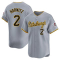 tocy P.Pirates #2 Spencer Horwitz Player Gray Road Home Limited Stitched Jerseys