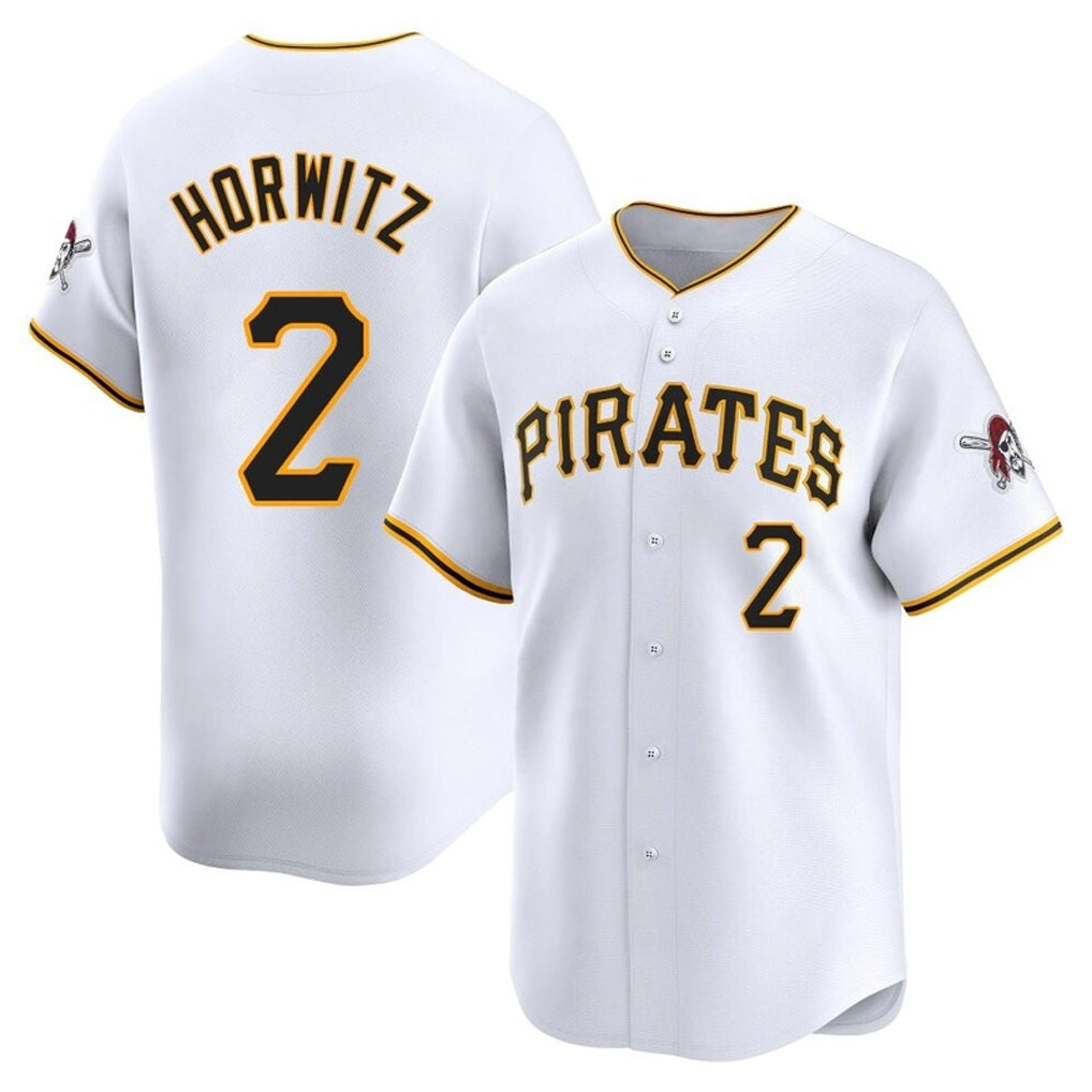 tocy P.Pirates #2 Spencer Horwitz Player White Home Limited Stitched Jerseys