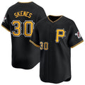 tocy P.Pirates #30 Paul Skenes Player Black Alt Limited Home Stitched Jerseys