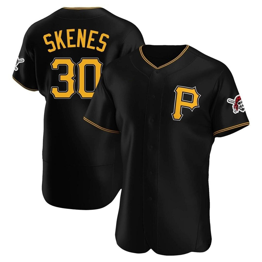 tocy P.Pirates #30 Paul Skenes Player Black Alternate 2025 Home Limited Elite Stitched Jerseys