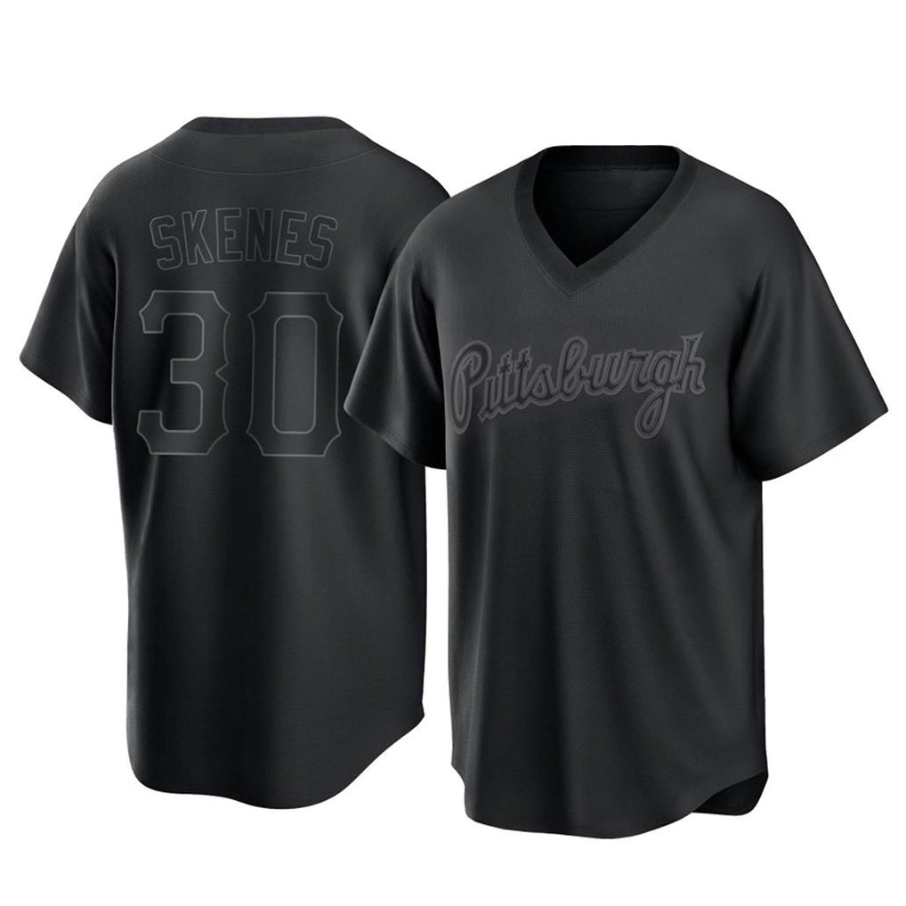 tocy P.Pirates #30 Paul Skenes Player Black Fashion Home Game Stitched Jerseys