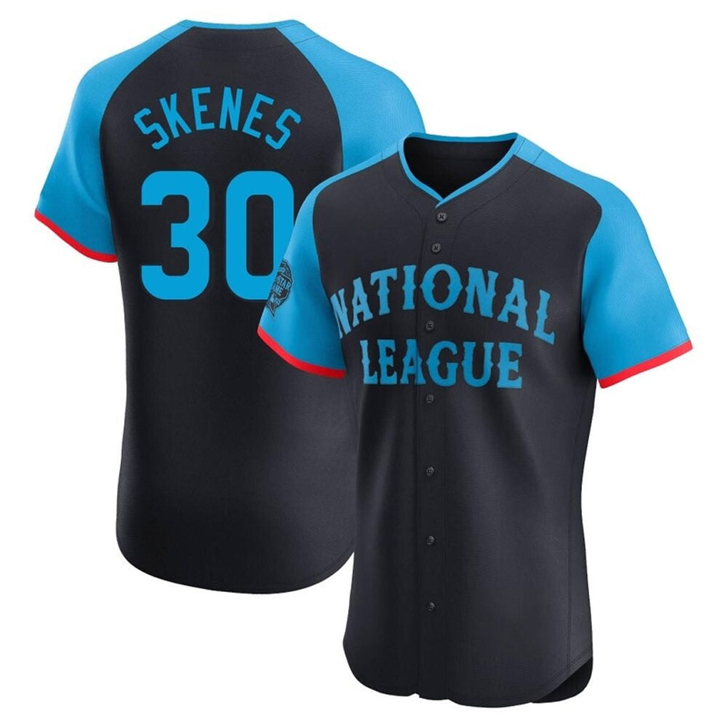 tocy P.Pirates #30 Paul Skenes Player Navy National League All-Star Home Limited Elite Stitched Jerseys