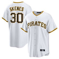 tocy P.Pirates #30 Paul Skenes Player White Home Game Stitched Jerseys