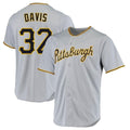 tocy P.Pirates #32 Henry Davis Player Gray Road Home Game Stitched Jerseys