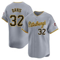tocy P.Pirates #32 Henry Davis Player Gray Road Home Limited Stitched Jerseys