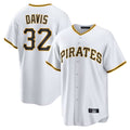 tocy P.Pirates #32 Henry Davis Player White Home Game Stitched Jerseys
