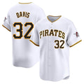 tocy P.Pirates #32 Henry Davis Player White Home Limited Stitched Jerseys