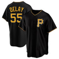 tocy P.Pirates #55 Jason Delay Player Black Alternate 2025 Home Game Stitched Jerseys