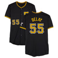 tocy P.Pirates #55 Jason Delay Player Black Alternate Limited Game Stitched Jerseys