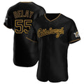 tocy P.Pirates #55 Jason Delay Player Black Home Limited Elite Stitched Jerseys