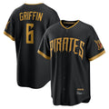 tocy P.Pirates #6 Konnor Griffin Player Black 2026 City Connect Home Game Stitched Jerseys