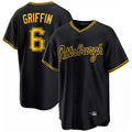 tocy P.Pirates #6 Konnor Griffin Player Black Alt Home Game Stitched Jerseys
