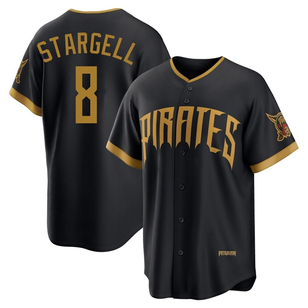 tocy P.Pirates #8 Willie Stargell Player Black 2026 City Connect Home Limited Stitched Jerseys