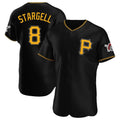 tocy P.Pirates #8 Willie Stargell Player Black Alternate 2025 Home Limited Elite Stitched Jerseys