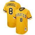 tocy P.Pirates #8 Willie Stargell Player Gold Mitchell & Ness Cooperstown Collection 1979 Limited Stitched Jerseys