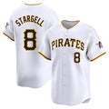 tocy P.Pirates #8 Willie Stargell Player White Home Limited Stitched Jerseys