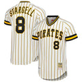 tocy P.Pirates #8 Willie Stargell Player White Mitchell & Ness Cooperstown Collection 1979 Limited Stitched Jerseys