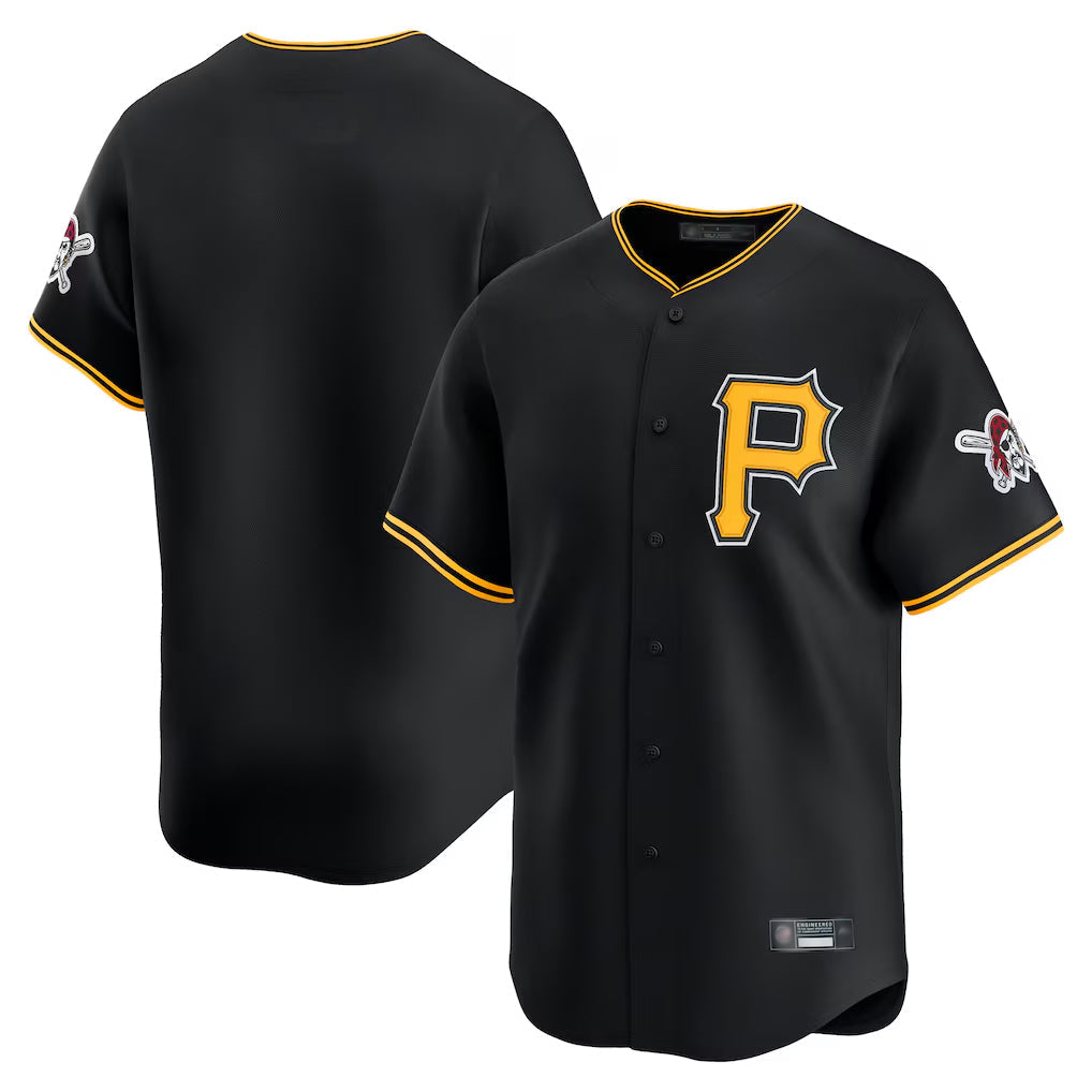 tocy P.Pirates Blank Player Black Alternate Limited Game Stitched Jerseys