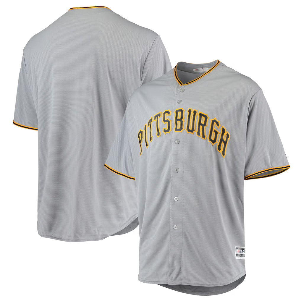 tocy P.Pirates Blank Player Gray Road Home Game Stitched Jerseys