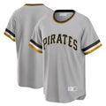 tocy P.Pirates Blank Player Gray Throwback Cooperstown Collection Limited T-shirt Stitched Jerseys