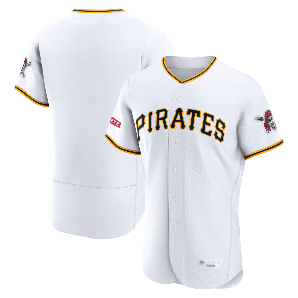 tocy P.Pirates Blank Player White Home Limited Elite Stitched Jerseys