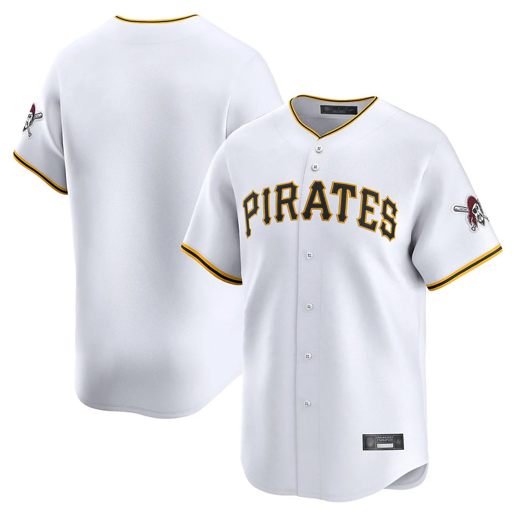 tocy P.Pirates Blank Player White Home Limited Stitched Jerseys