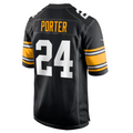 tocy P.Steelers #24 Joey Porter Jr. Black Alternate Game American Stitched Jersey