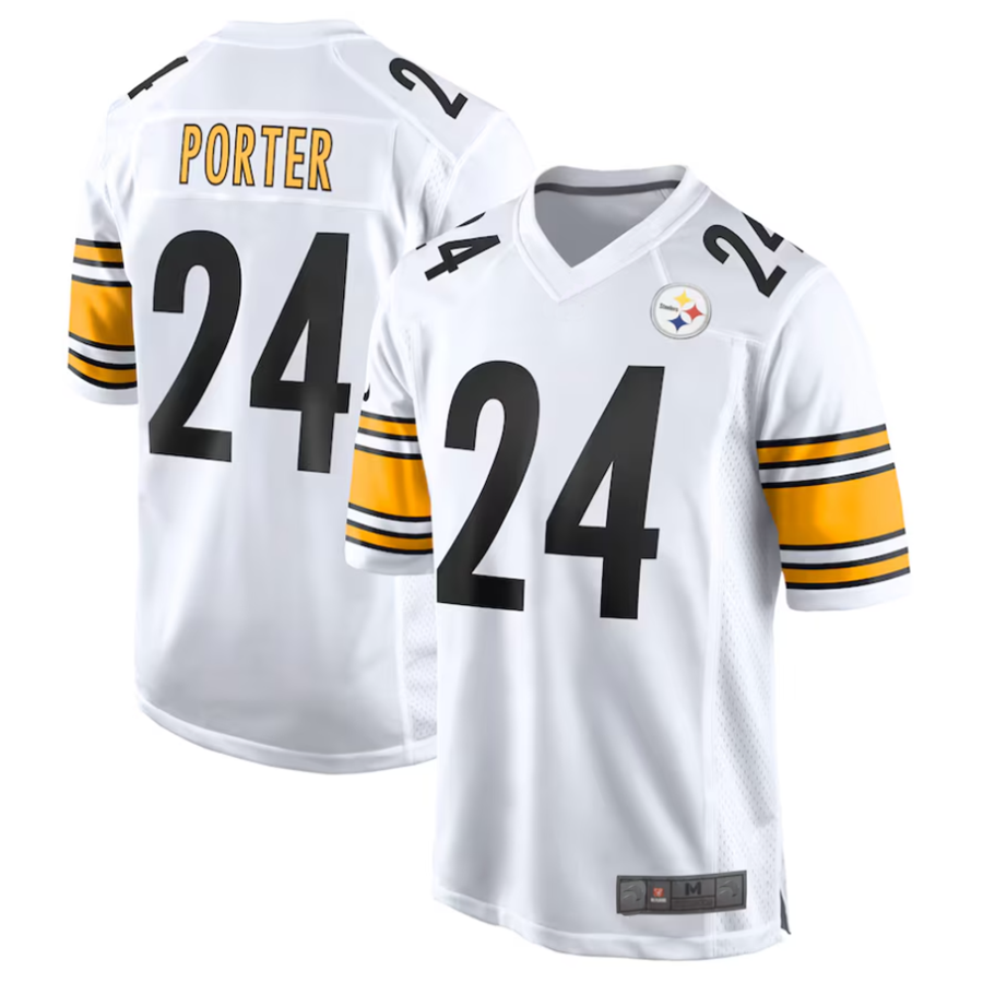 tocy P.Steelers #24 Joey Porter Jr. Player White Game Stitched Jerseys