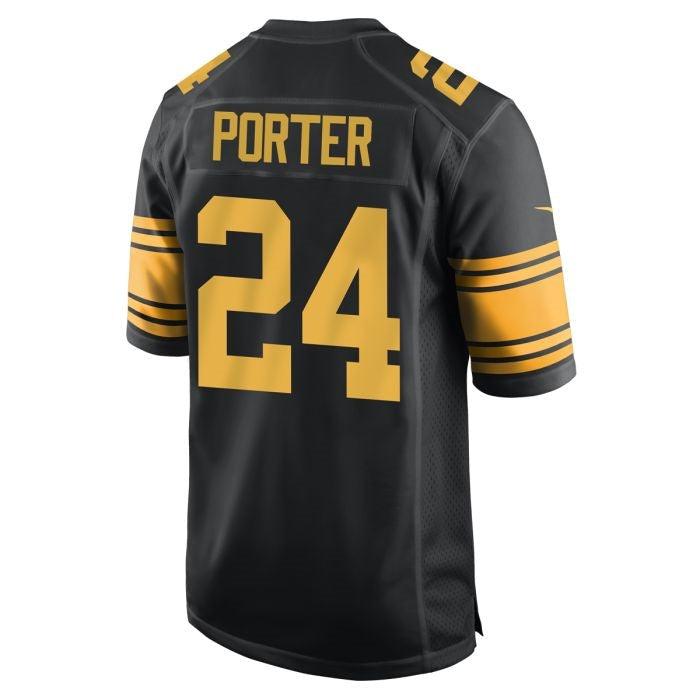 tocy P.Steelers #24 Joey Porter Jr. Replica Color Rush Jerseys