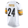 tocy P.Steelers #24 Joey Porter Jr. White Away Game American Stitched Jersey