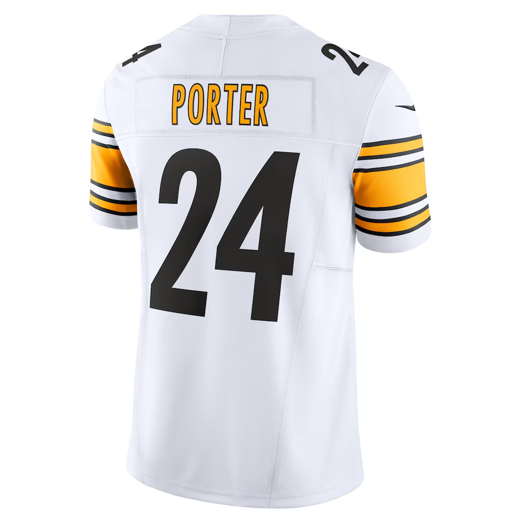 tocy P.Steelers #24 Joey Porter Jr. White Vapor F.U.S.E. Limited Stitched Jersey