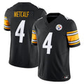 tocy P.Steelers #4 DK Metcalf Player Black Team Vapor F.U.S.E. Limited Stitched Jerseys